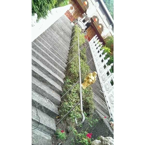 白鐵欄杆扶手施作-三峽區迦葉禪寺