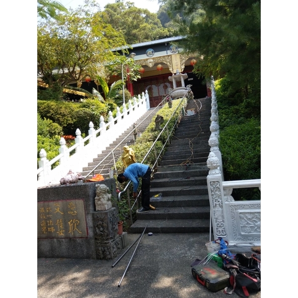 白鐵欄杆扶手施作-三峽區迦葉禪寺