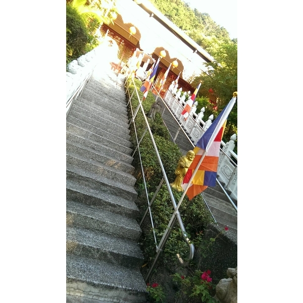 白鐵欄杆扶手施作-三峽區迦葉禪寺-鴻昇鐵工廠