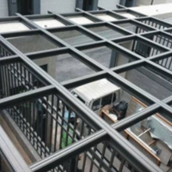 H型鋼鋁採光罩,永順鋁門窗