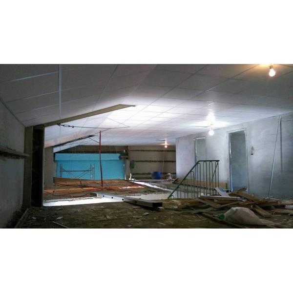 明架天花板完成,精瑑裝潢工程行