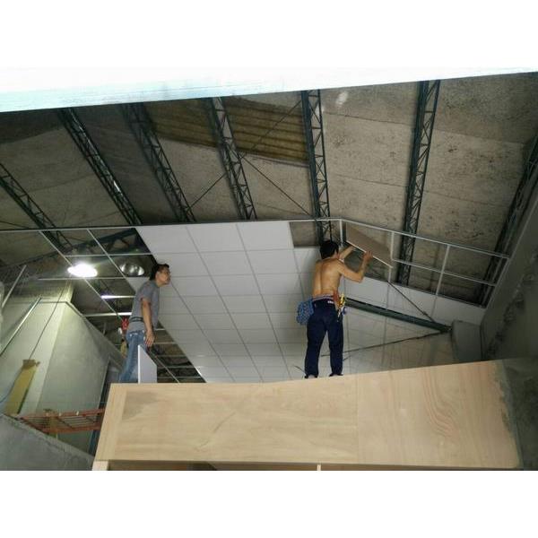 明架天花板完成,精瑑裝潢工程行