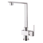 方型廚房冷熱混合不銹鋼水龍頭-鋼鼎企業社