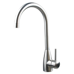 桃型廚房冷熱混合不銹鋼水龍頭-鋼鼎企業社