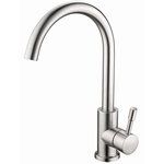 圓柱型廚房冷熱混合不銹鋼水龍頭-鋼鼎企業社