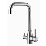 L型RO三通不銹鋼水龍頭-鋼鼎企業社