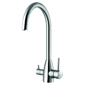 弧型RO三通型不鏽鋼水龍頭,鋼鼎企業社