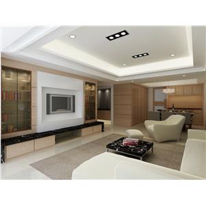 翔稜空間規劃-新店陳公館-客廳3D立體圖 , 翔稜室內裝修有限公司