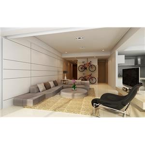 翔稜空間規劃-建國北路翁公館-客廳3D立體圖 , 翔稜室內裝修有限公司