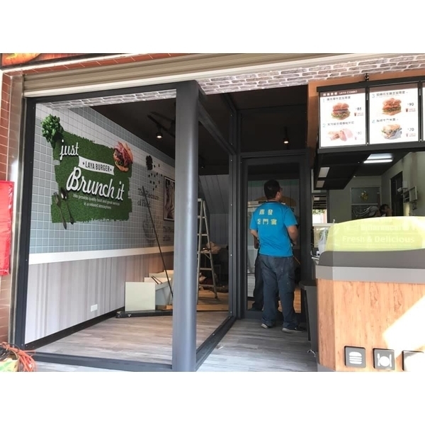 店面整修,鼎發鋁門窗