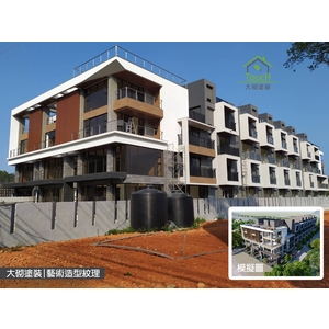 仿石漆塗裝工程