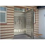 不繡鋼內外雙玄關門 - 金興玻璃店