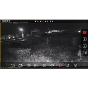 百萬畫素攝影機室外夜間(無燈光)畫質