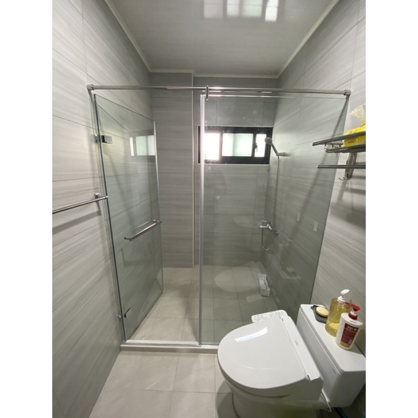 廁所乾濕分離淋浴拉門-承品工程行