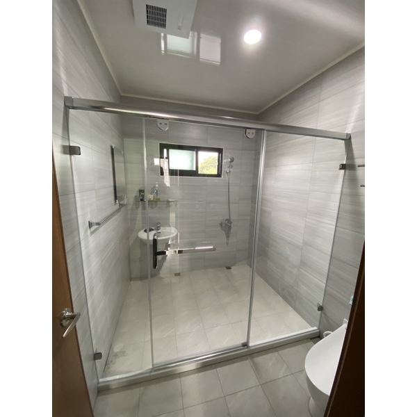 廁所乾濕分離淋浴拉門-承品工程行