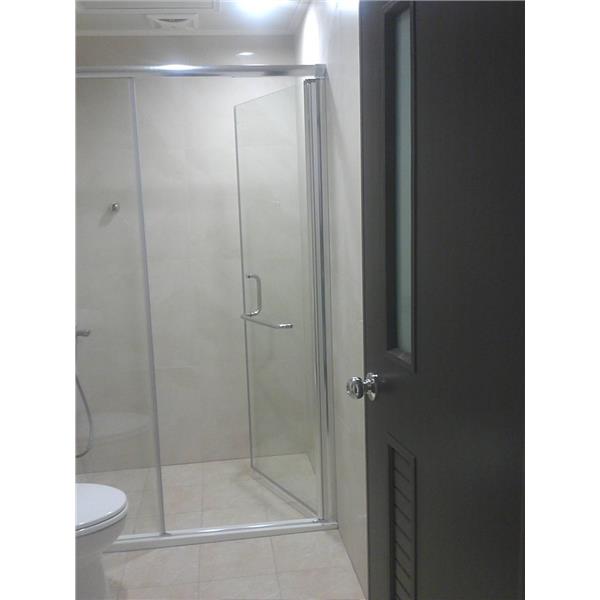 簡框式玻璃門,承品工程行