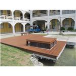 噴泉周圍木地板 - 尚順木業科技有限公司