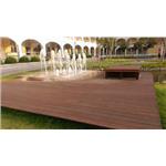 噴泉周圍木地板 - 尚順木業科技有限公司