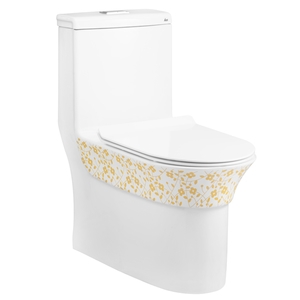 ALEX 電光  二段式彩繪單體馬桶 AC5973G／AC5974G,電光企業股份有限公司