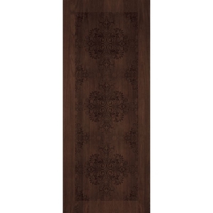 極緻系列-UV彩繪仿木工藝門M系列-胡桃木色 , 星焱實業股份有限公司