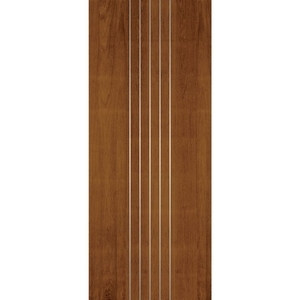 極緻系列-UV彩繪仿木工藝門M系列-柚木色 , 星焱實業股份有限公司