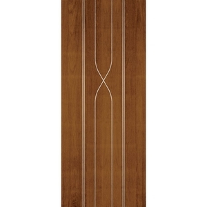 極緻系列-UV彩繪仿木工藝門M系列-柚木色 , 星焱實業股份有限公司