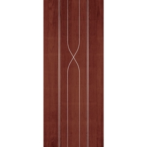 極緻系列-UV彩繪仿木工藝門M系列-櫻桃木色 , 星焱實業股份有限公司