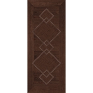 極緻系列-UV彩繪仿木工藝門M系列-胡桃木色 , 星焱實業股份有限公司