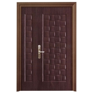 木編瓦皮紋壓花門 , 星焱實業股份有限公司