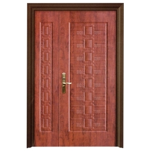 端莊皮紋壓花門 , 星焱實業股份有限公司