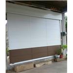 520快速平板捲門 加裝 雙層T型高抗風底座 - 億欣捲門企業有限公司