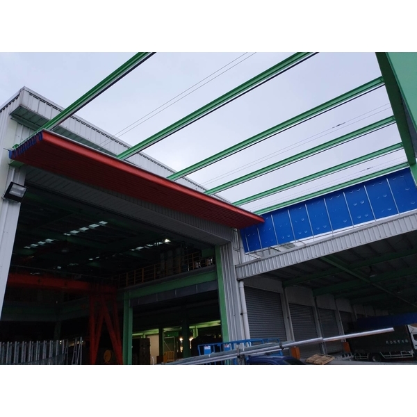 抗風透明百摺雨遮-日鑫帆布行