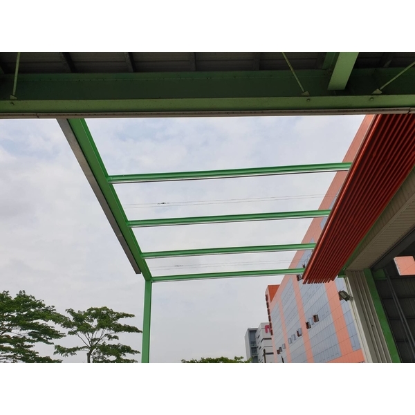 抗風透明百摺雨遮-日鑫帆布行