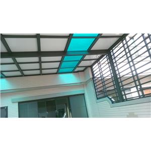 採光罩+防盜窗 , 弘大鋼鋁門窗行