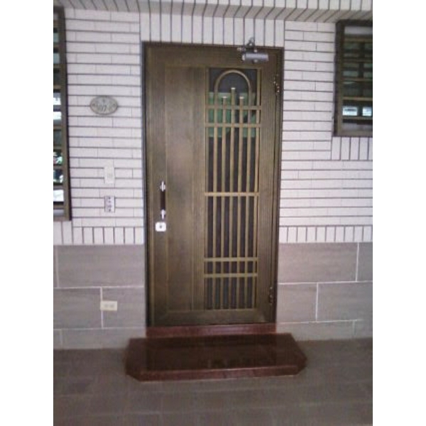 鋁管防盜門4,弘大鋼鋁門窗行