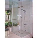 無框三面沐浴門(高190CM) , 晶柏林明鏡有限公司