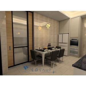 餐廳3D圖 , 生雅室內裝修企業社