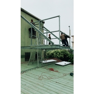 熱浸鍍鋅平台施作