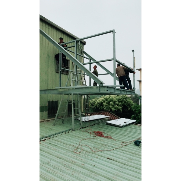 熱浸鍍鋅平台施作,原慶企業社