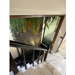 不銹鋼木紋轉印包框 - 皇盛鐵件工程行