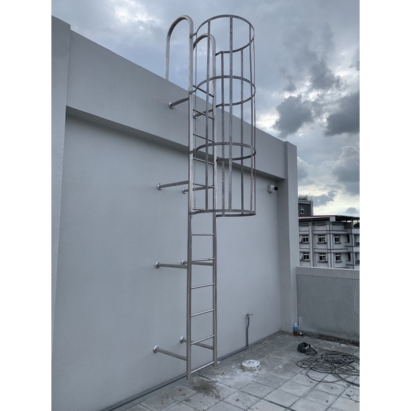 不銹鋼護籠爬梯