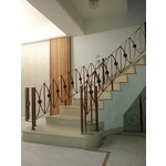 不銹鋼烤漆鍛造扶手(修圖) - 皇盛鐵件工程行