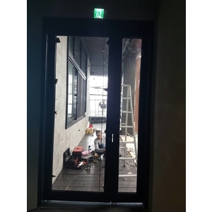 玻璃門1 (2) , 榮業鋼鋁工程行