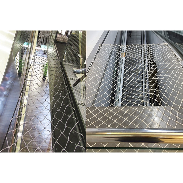 賣場手扶梯安全圍網-開豐製網繩有限公司