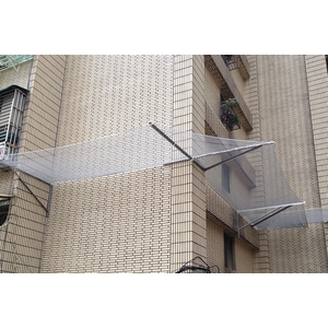 磁磚防掉落圍網工程