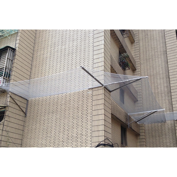 磁磚防掉落圍網工程