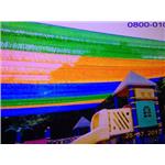 彩色遮陽網工程實績 - 開豐製網繩有限公司