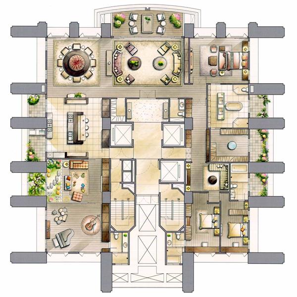 大樓傢配,特立廣告設計工作室