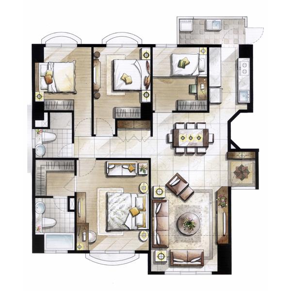 大樓傢配,特立廣告設計工作室