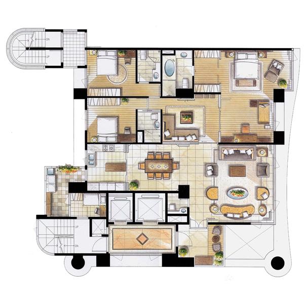 大樓傢配,特立廣告設計工作室